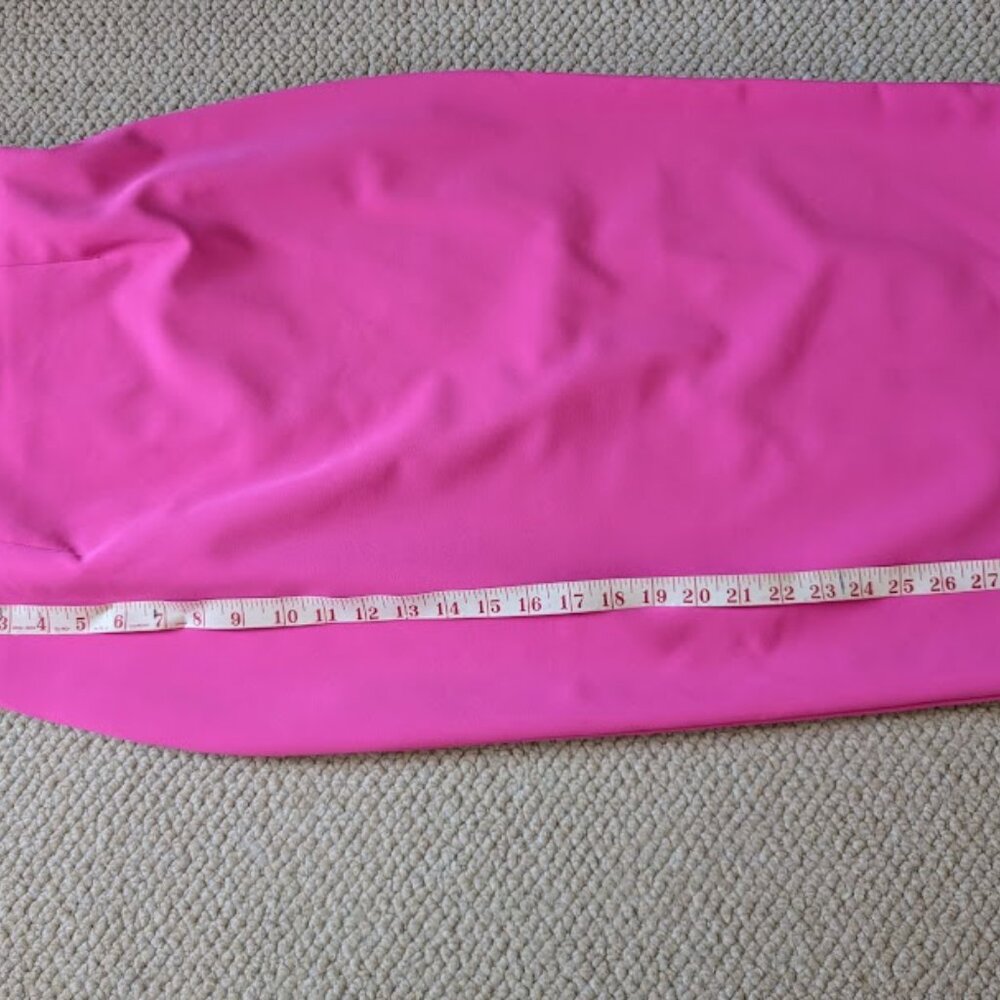 NEW w/tags Zorianna midi dress in pink shock 8/M (comes a little narrow) - Picture 9 of 11